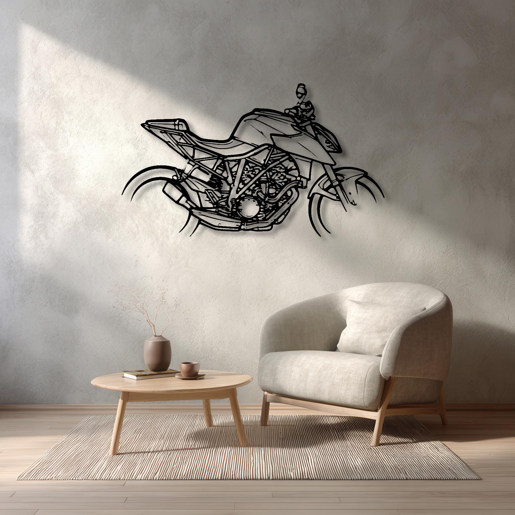 Super Duke 1290R Silhouette Metal Wall Art