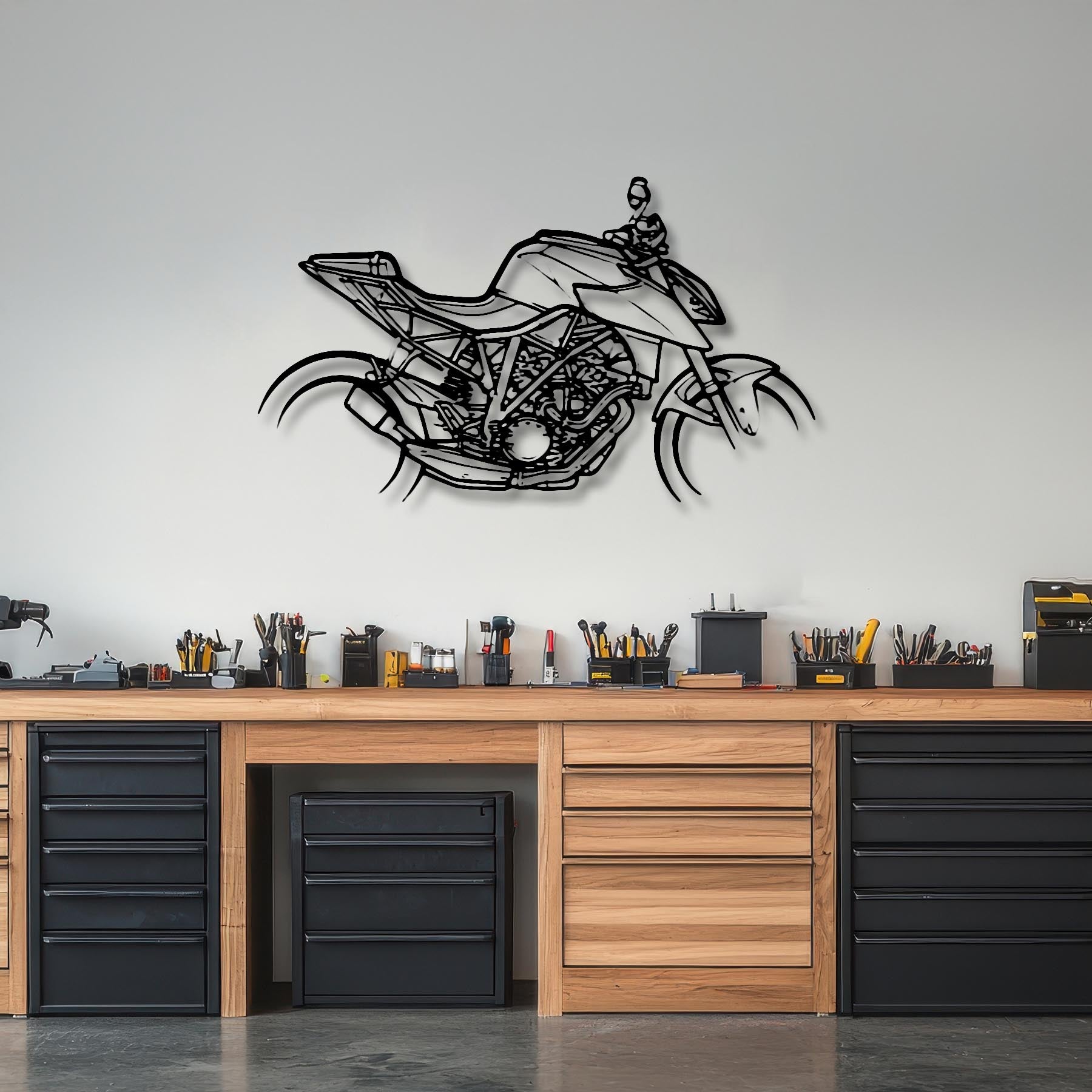 Super Duke 1290R Silhouette Metal Wall Art