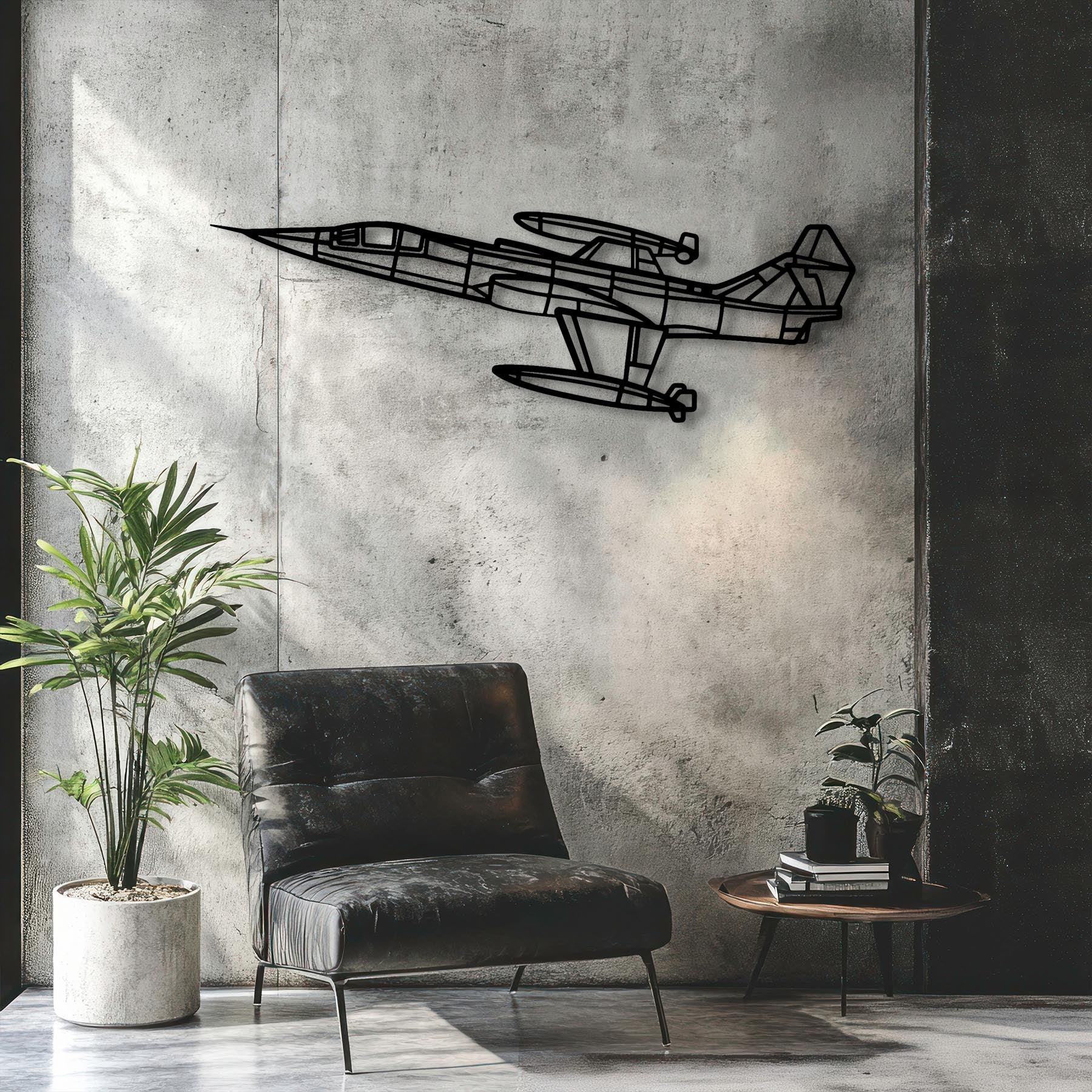 T-38C Talon Angle Metal Aircraft Wall Art - NCP0496