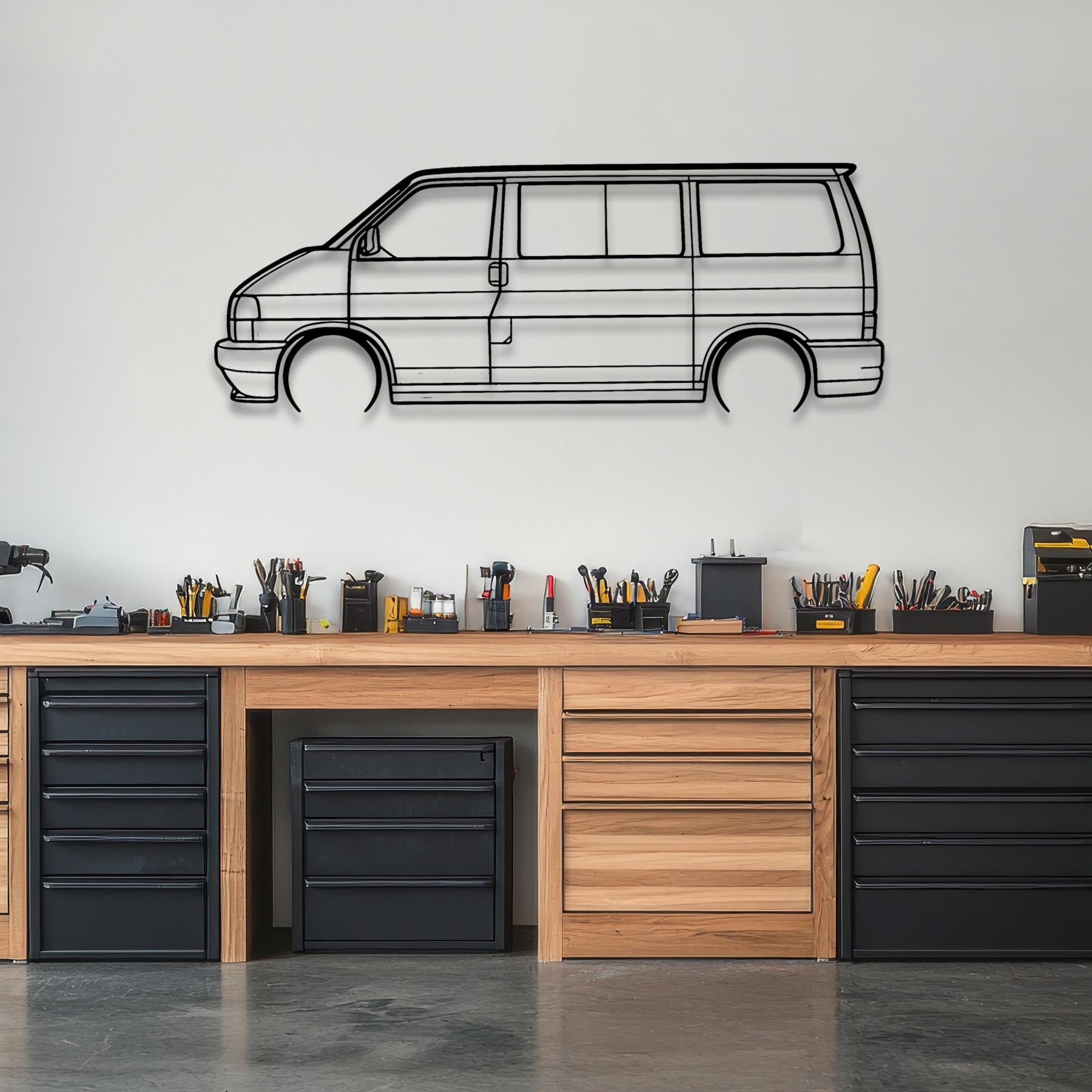 T4 1999 Detailed Silhouette Metal Wall Art