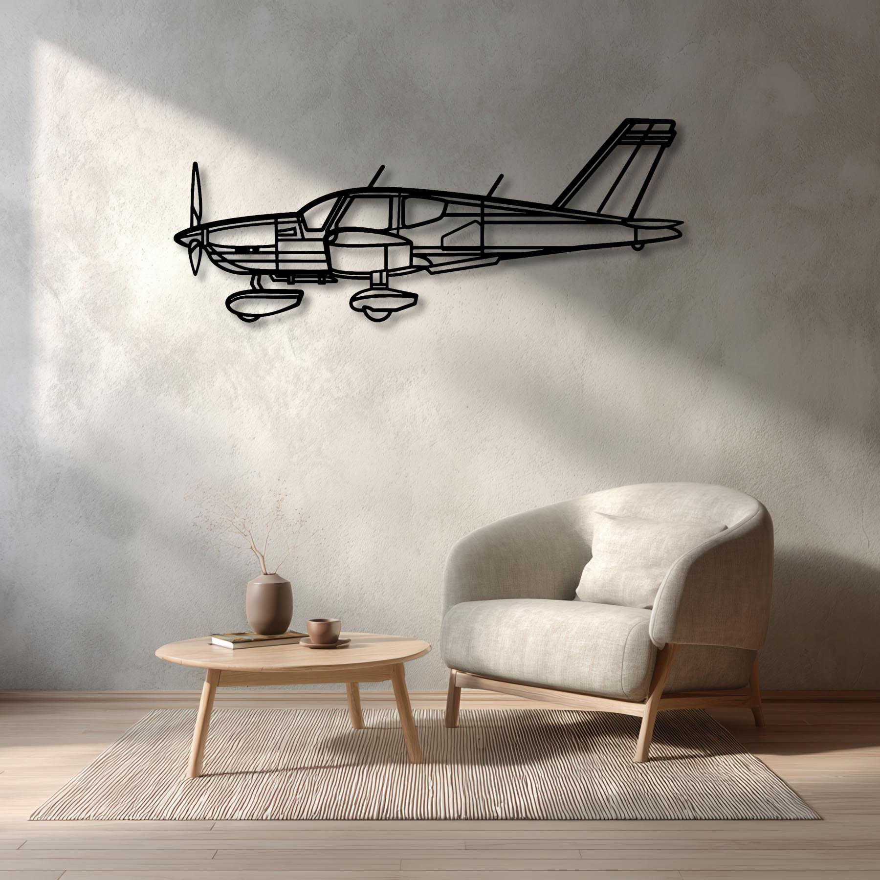 TB10 Tobago Metal Aircraft Wall Art - NCP0604