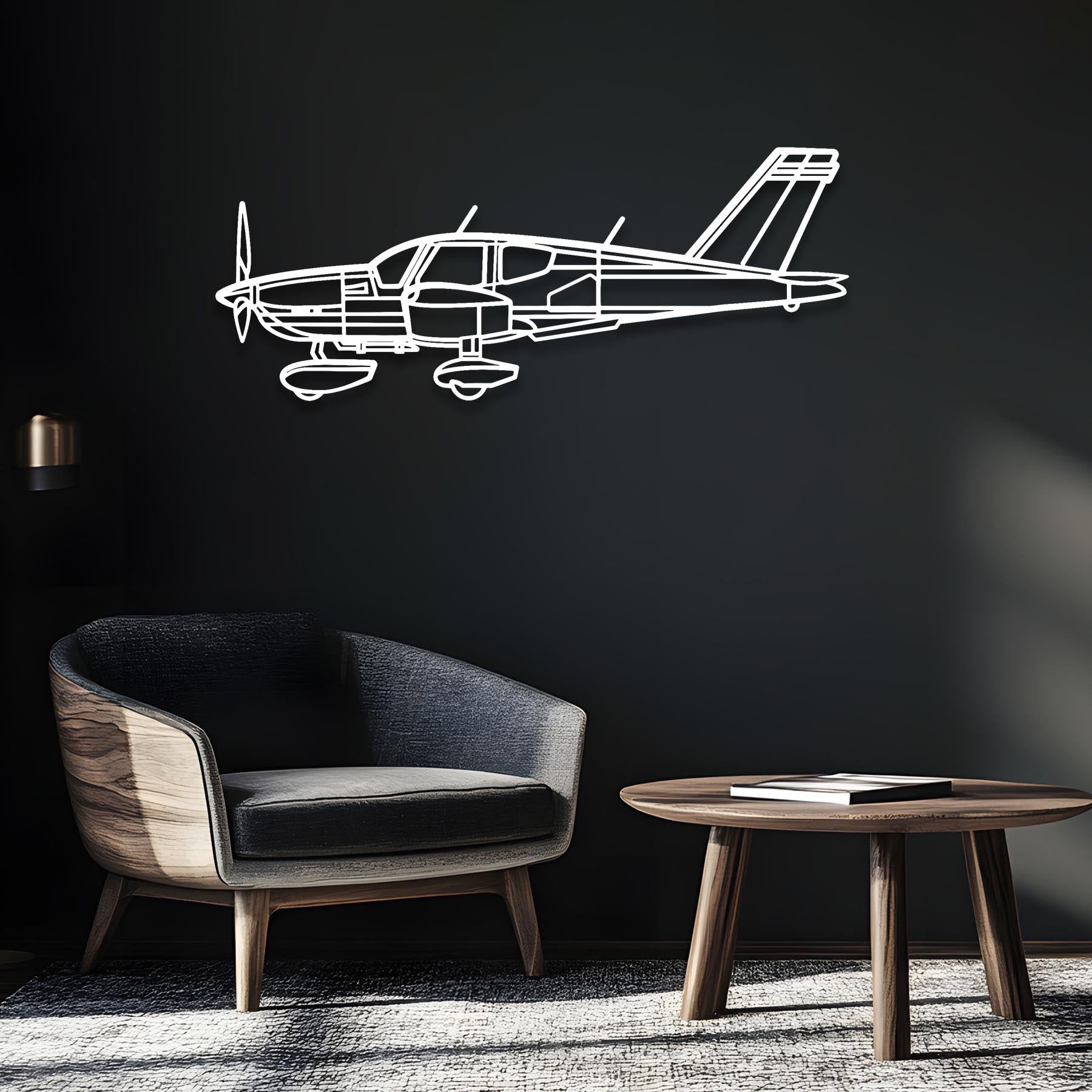 TB10 Tobago Metal Aircraft Wall Art - NCP0604