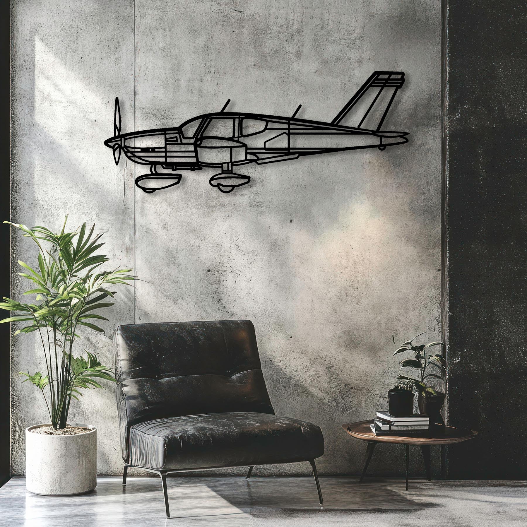 TB10 Tobago Metal Aircraft Wall Art - NCP0604