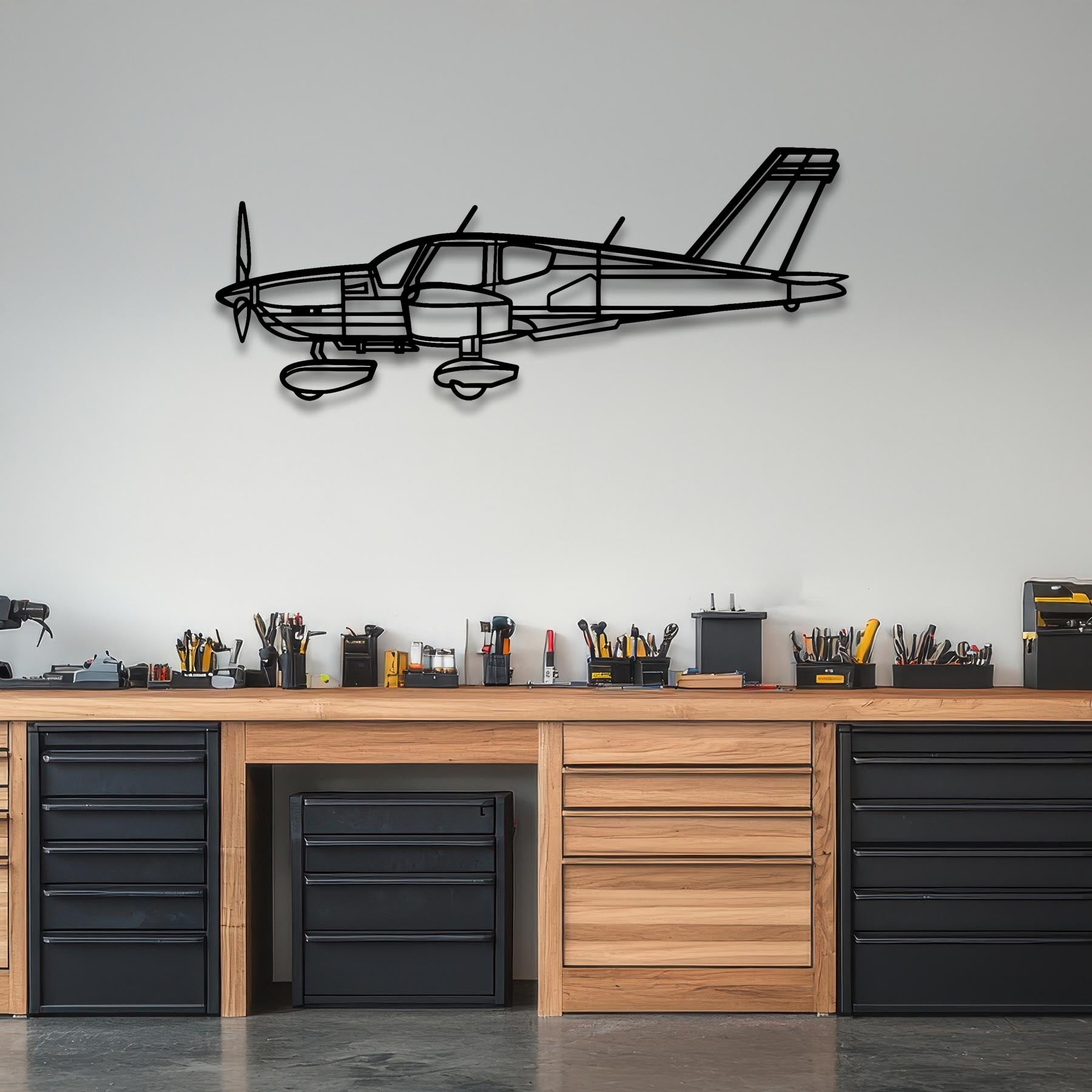 TB10 Tobago Metal Aircraft Wall Art - NCP0604