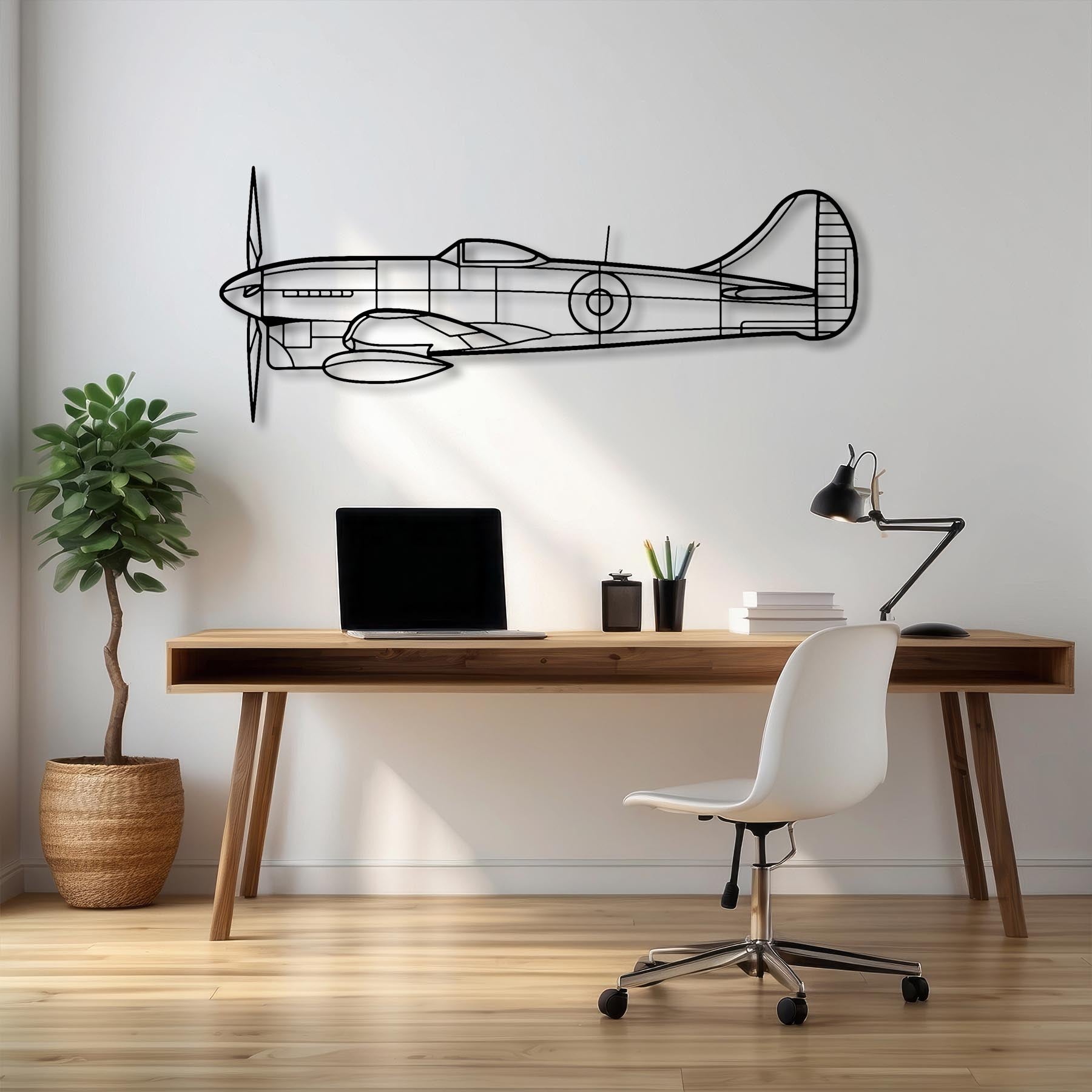 Tempest MK V Metal Aircraft Wall Art - NCP0448