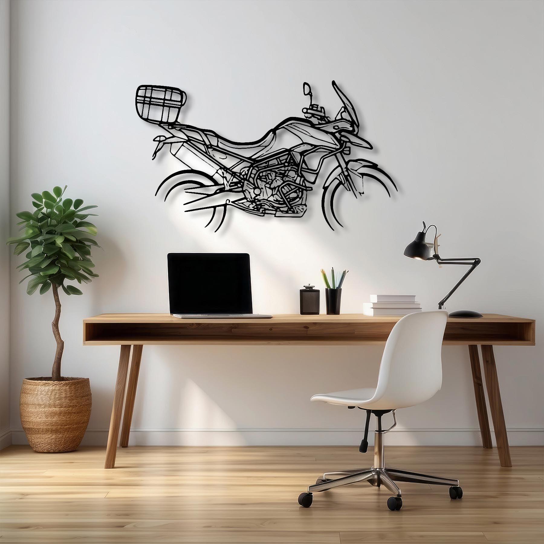 Tiger 900 2021 Silhouette Metal Wall Art