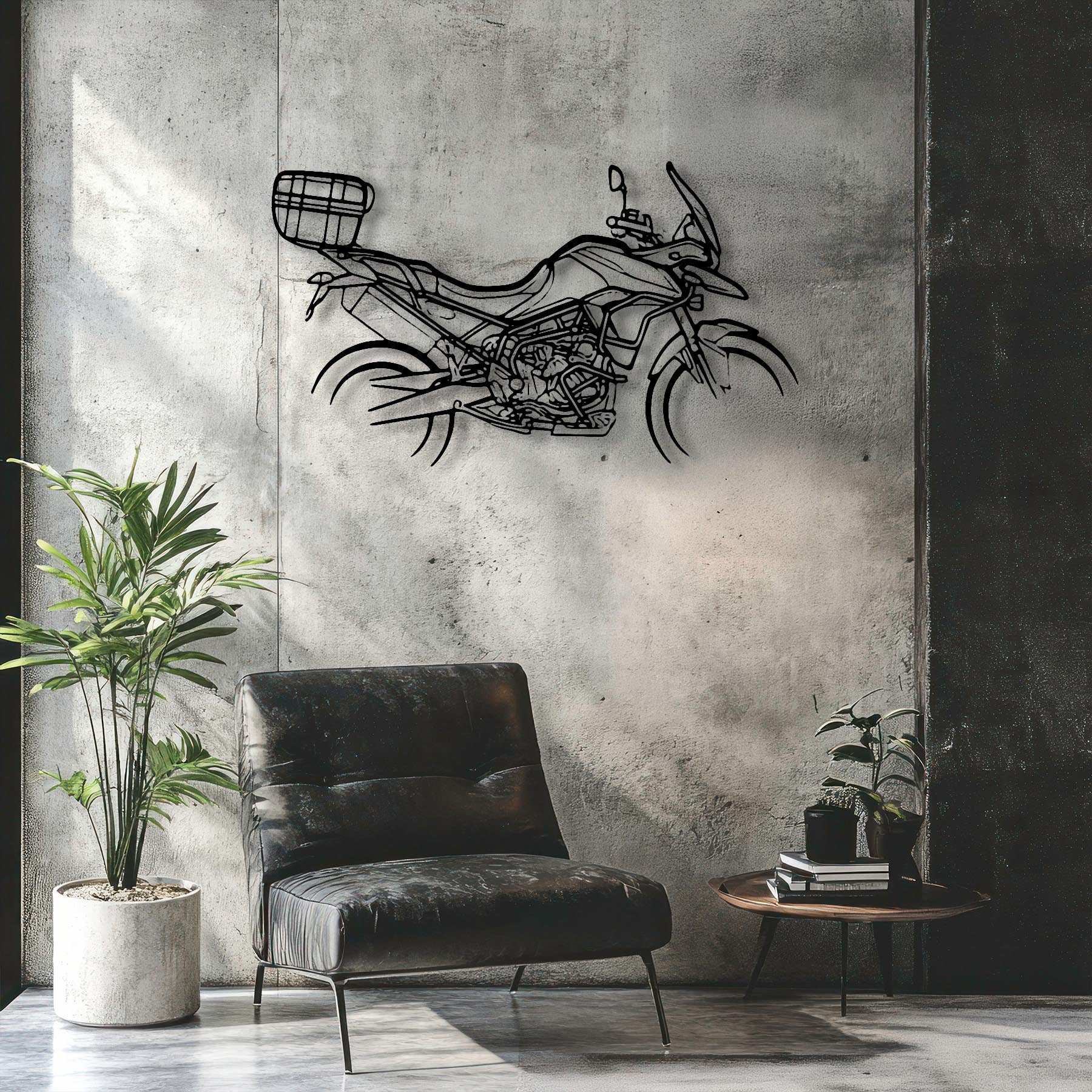 Tiger 900 2021 Silhouette Metal Wall Art