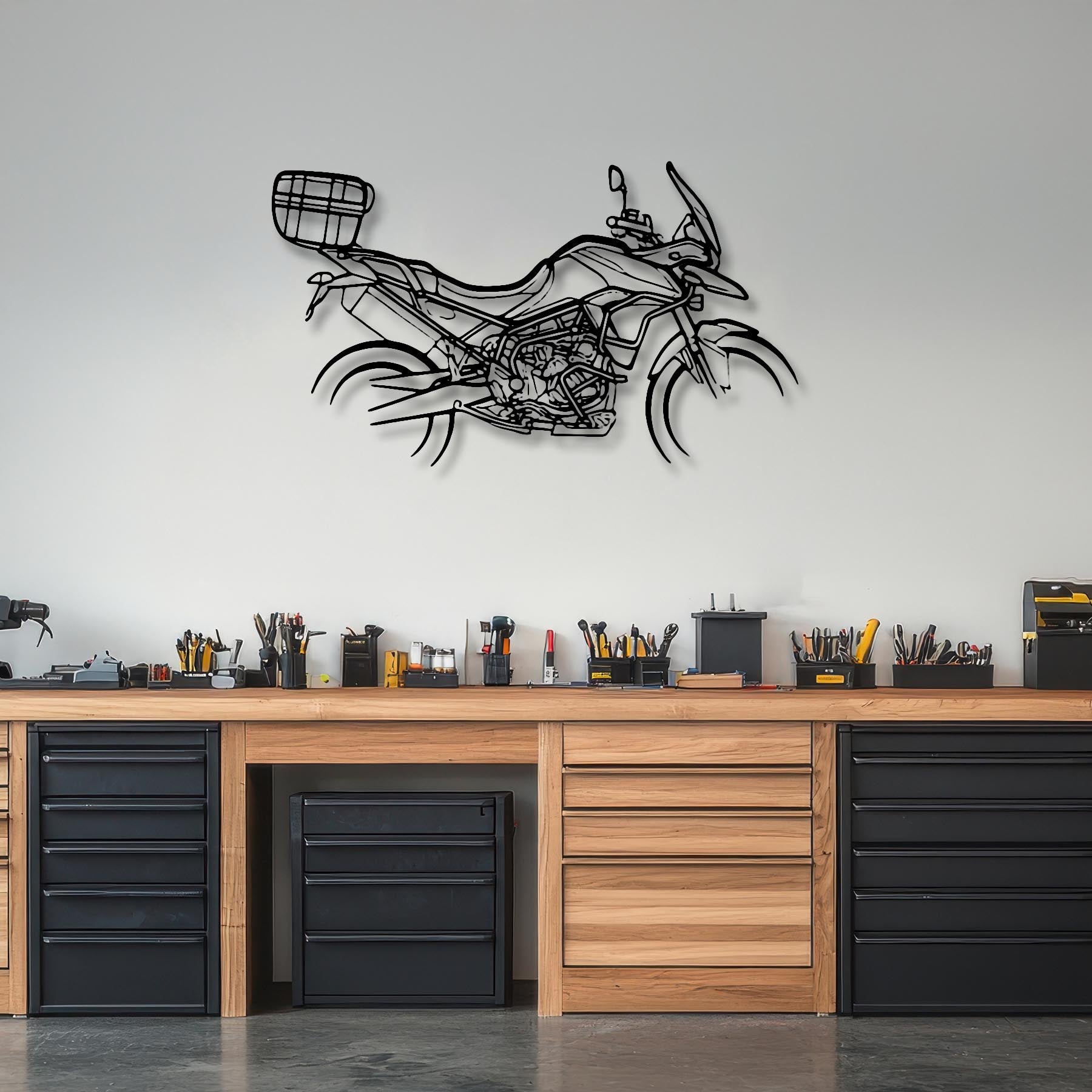 Tiger 900 2021 Silhouette Metal Wall Art