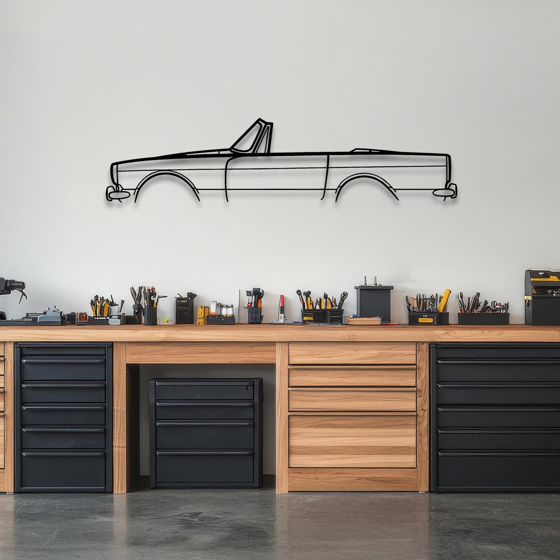 Tiger Mk1a 1965 Classic Silhouette Metal Wall Art