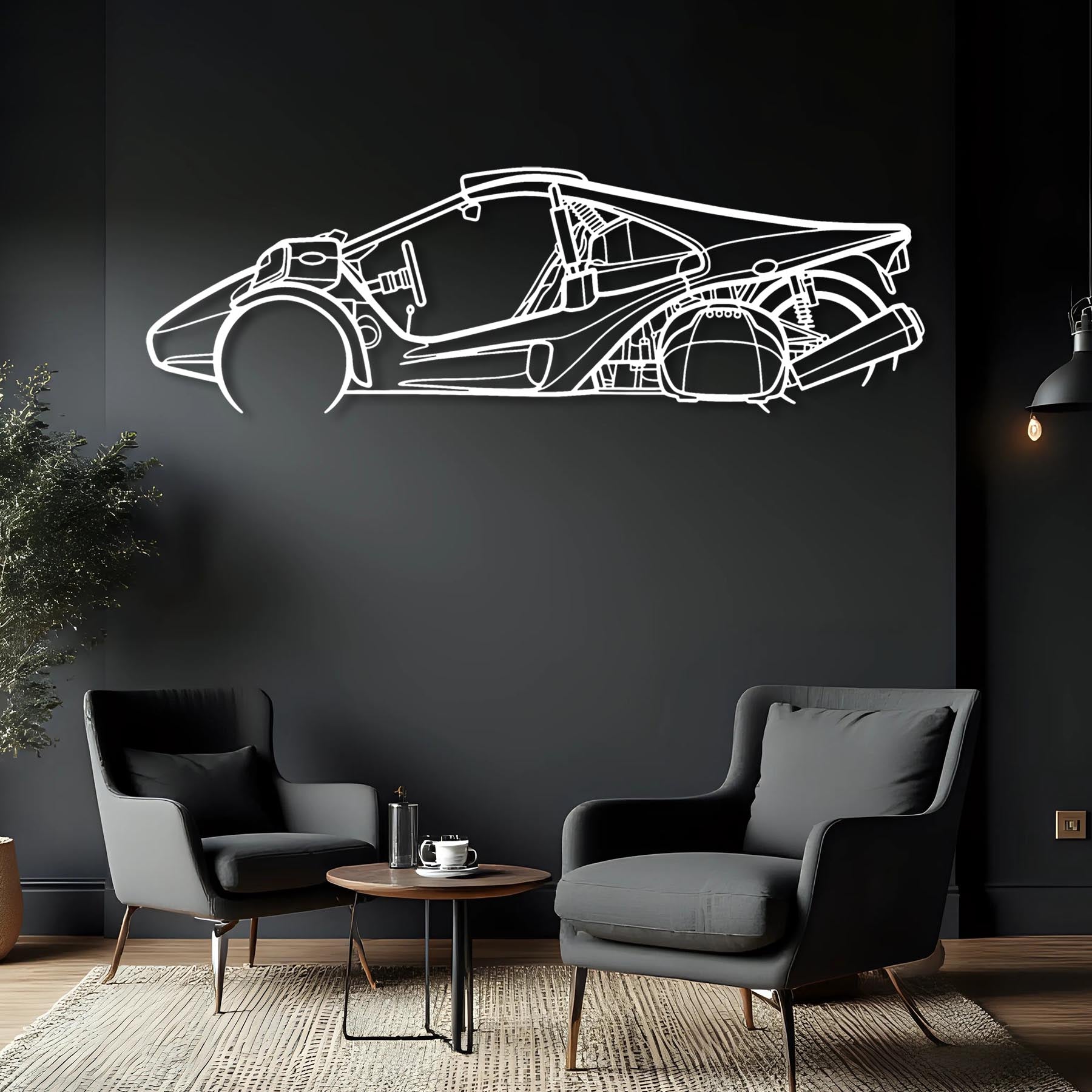 Trex 2022 Detailed Silhouette Metal Wall Art