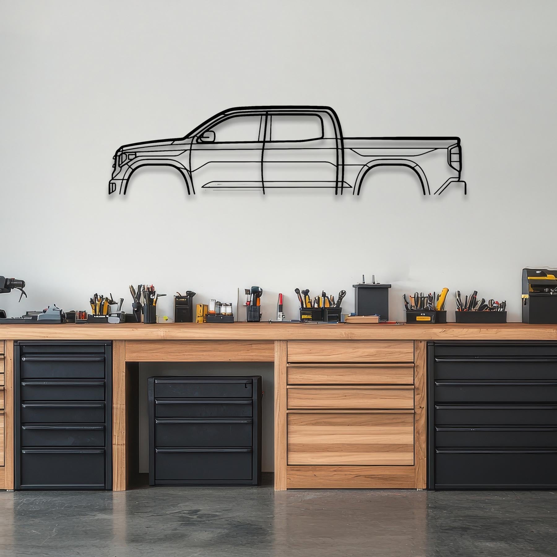 Tundra 1794 Edition 2016 Classic Silhouette Metal Wall Art