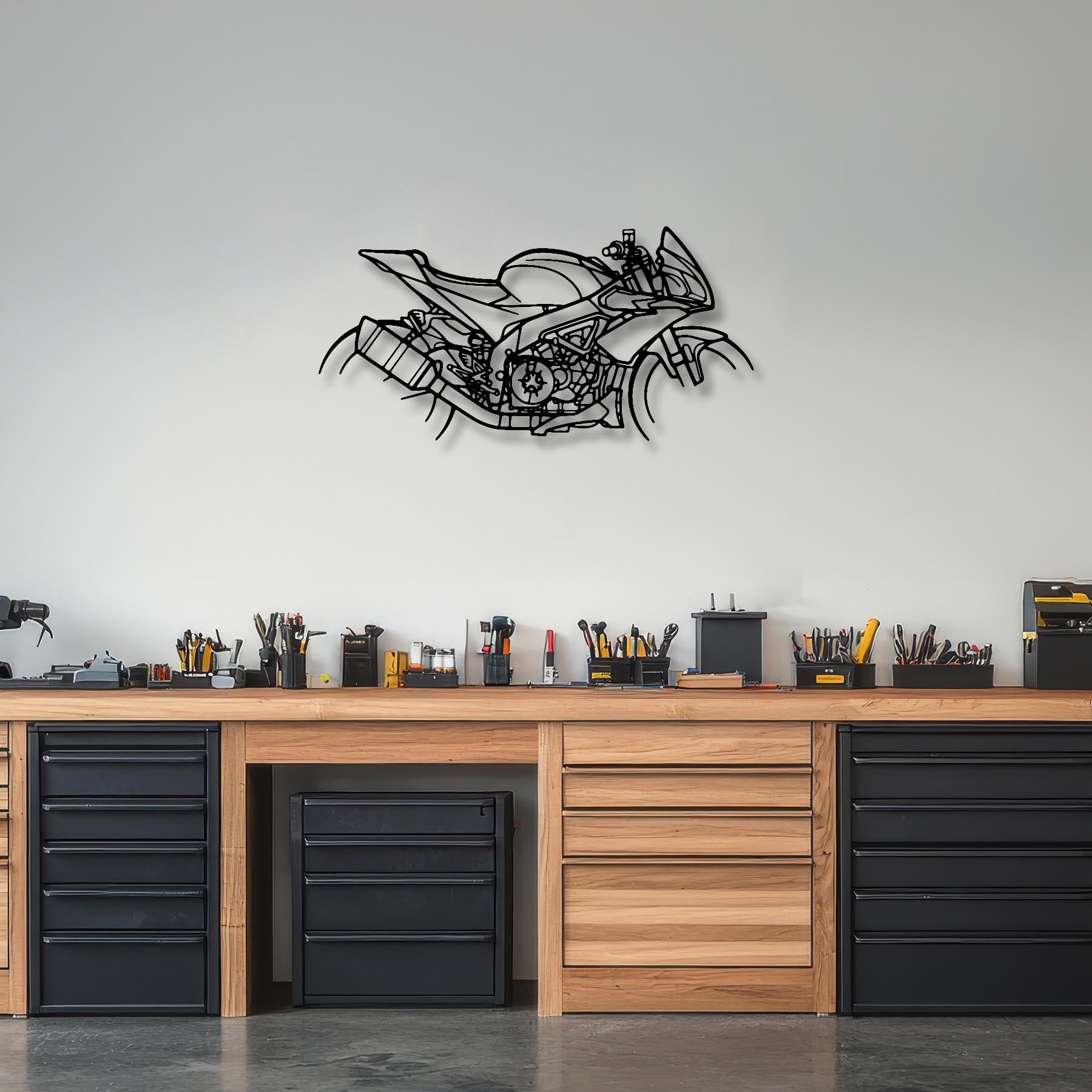 Tuono 2018 Silhouette Metal Wall Art