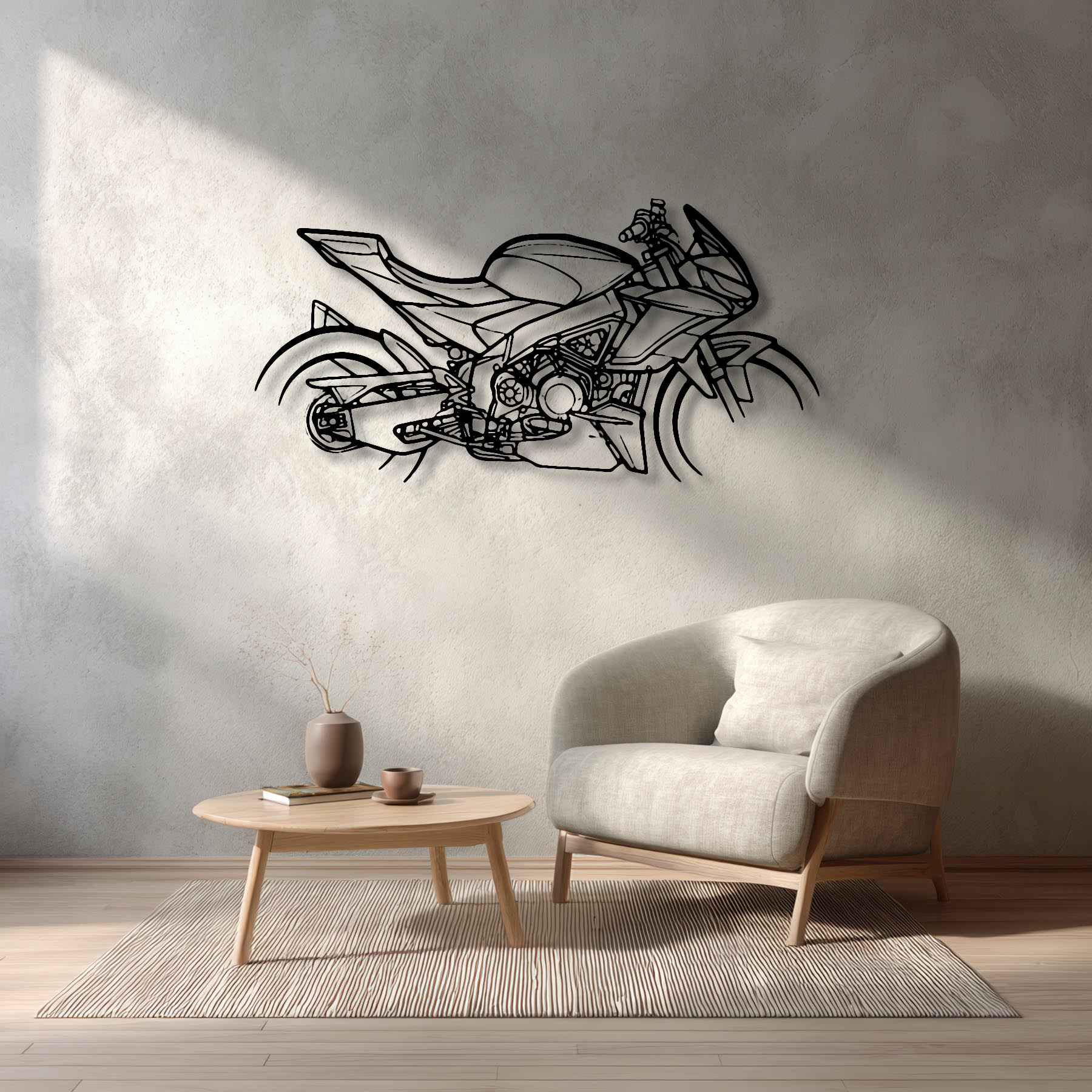Tuono 2021 Silhouette Metal Wall Art