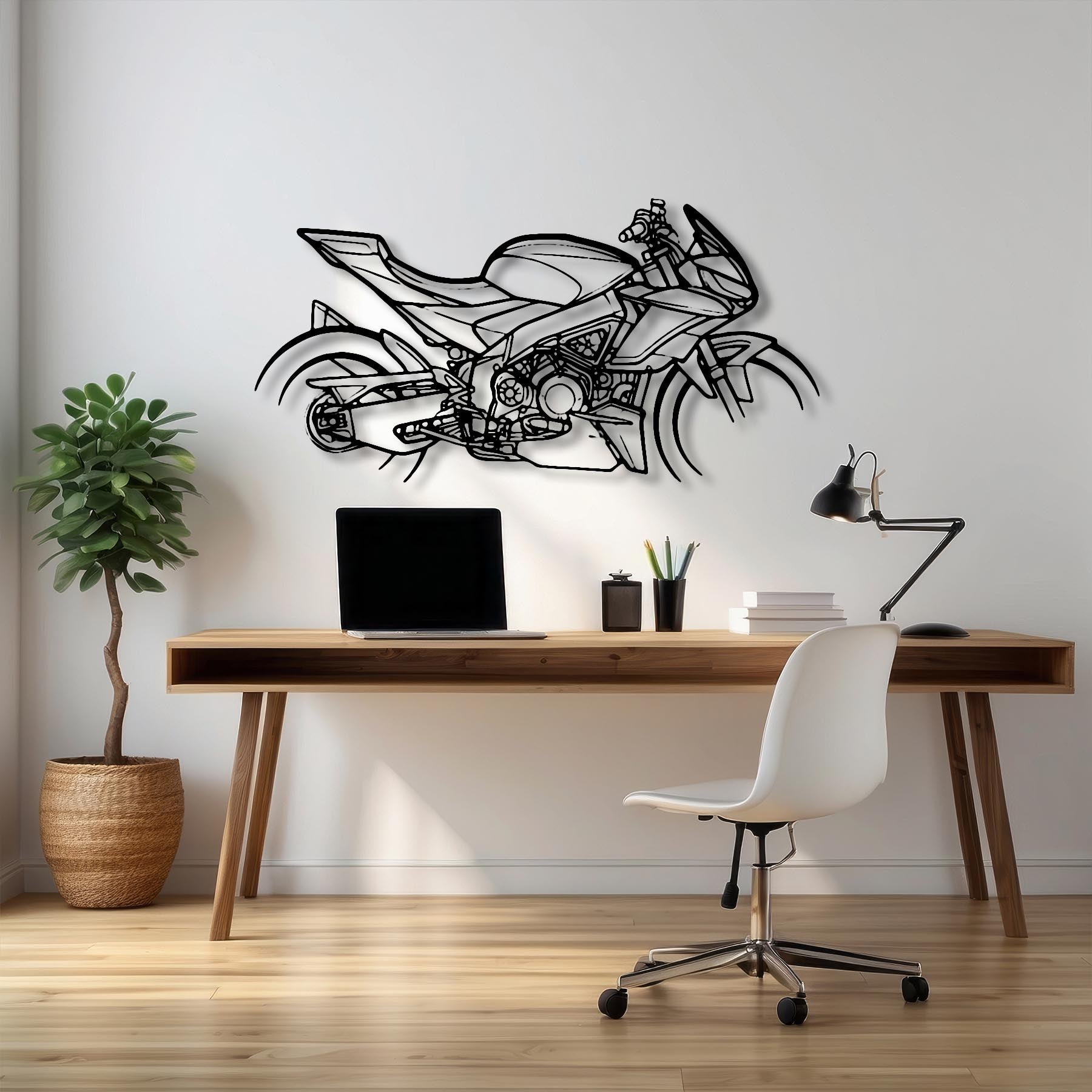 Tuono 2021 Silhouette Metal Wall Art