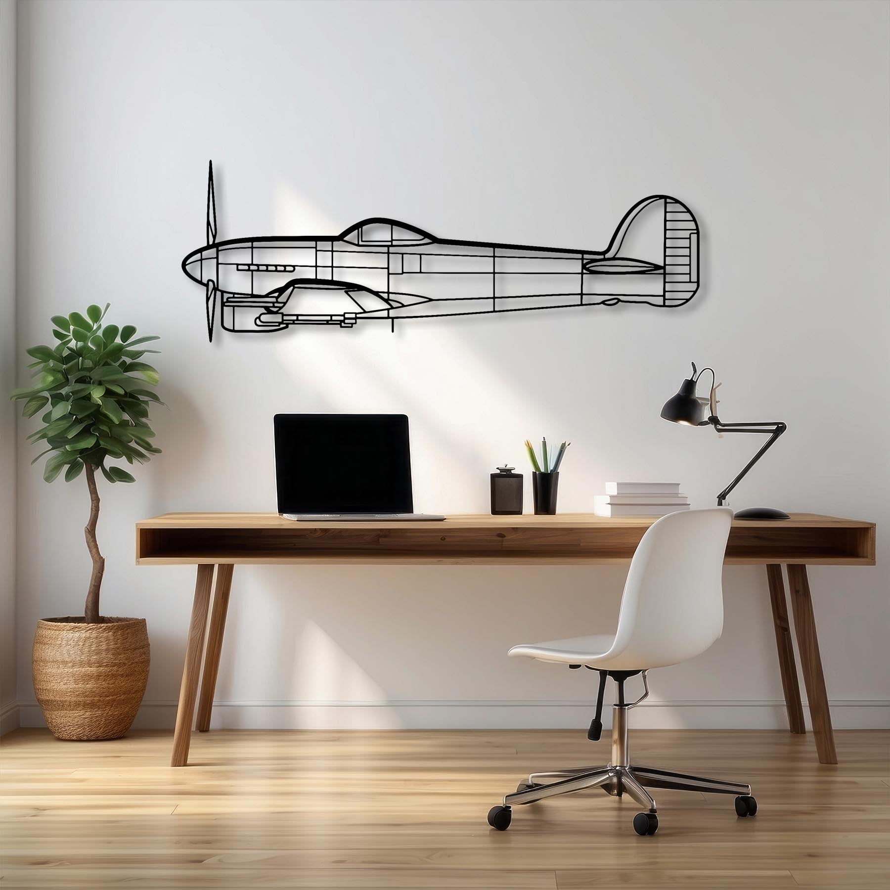 Typhoon Metal Aircraft Wall Art - NCP0450