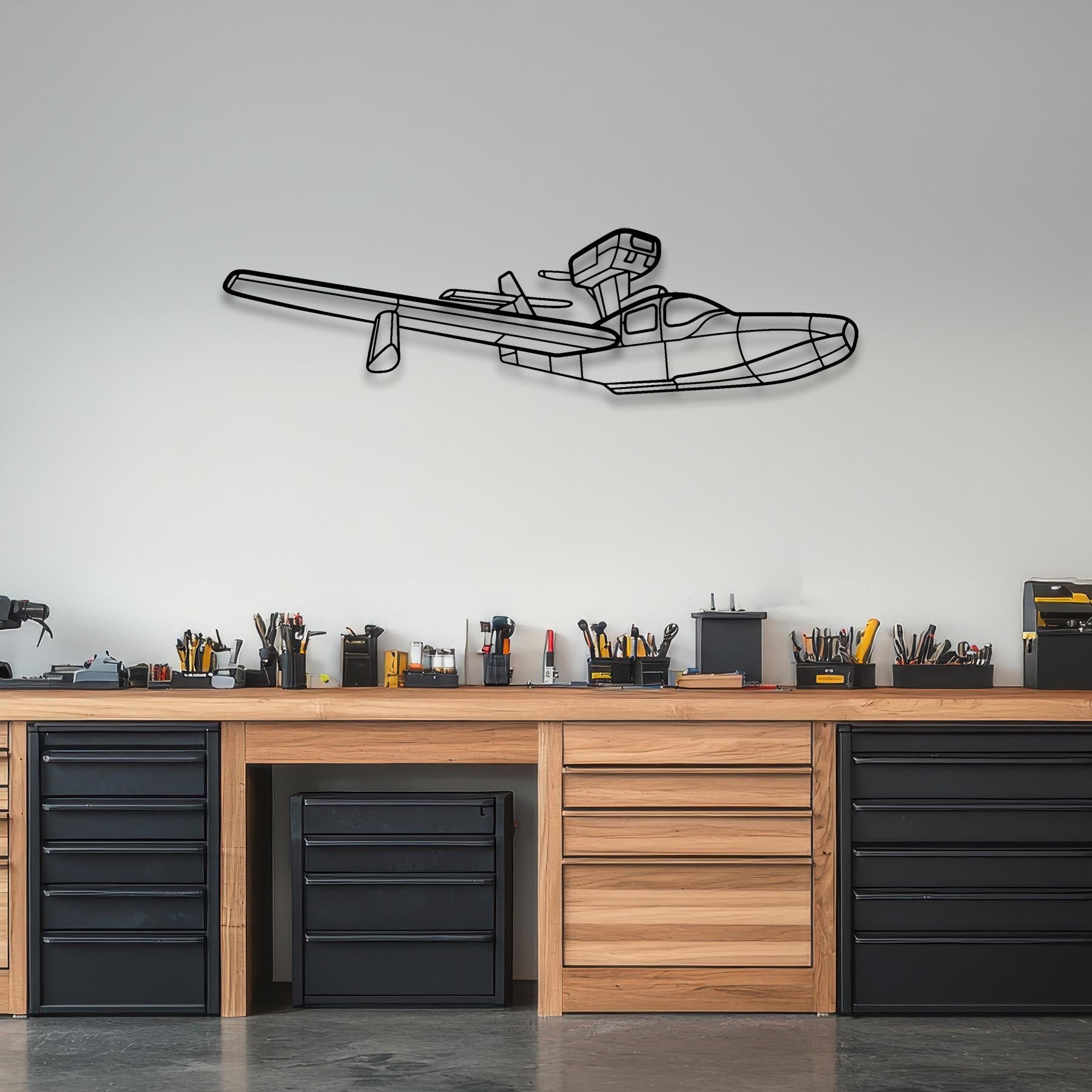 U-2 Dragon Lady Front Metal Aircraft Wall Art - NCP0499