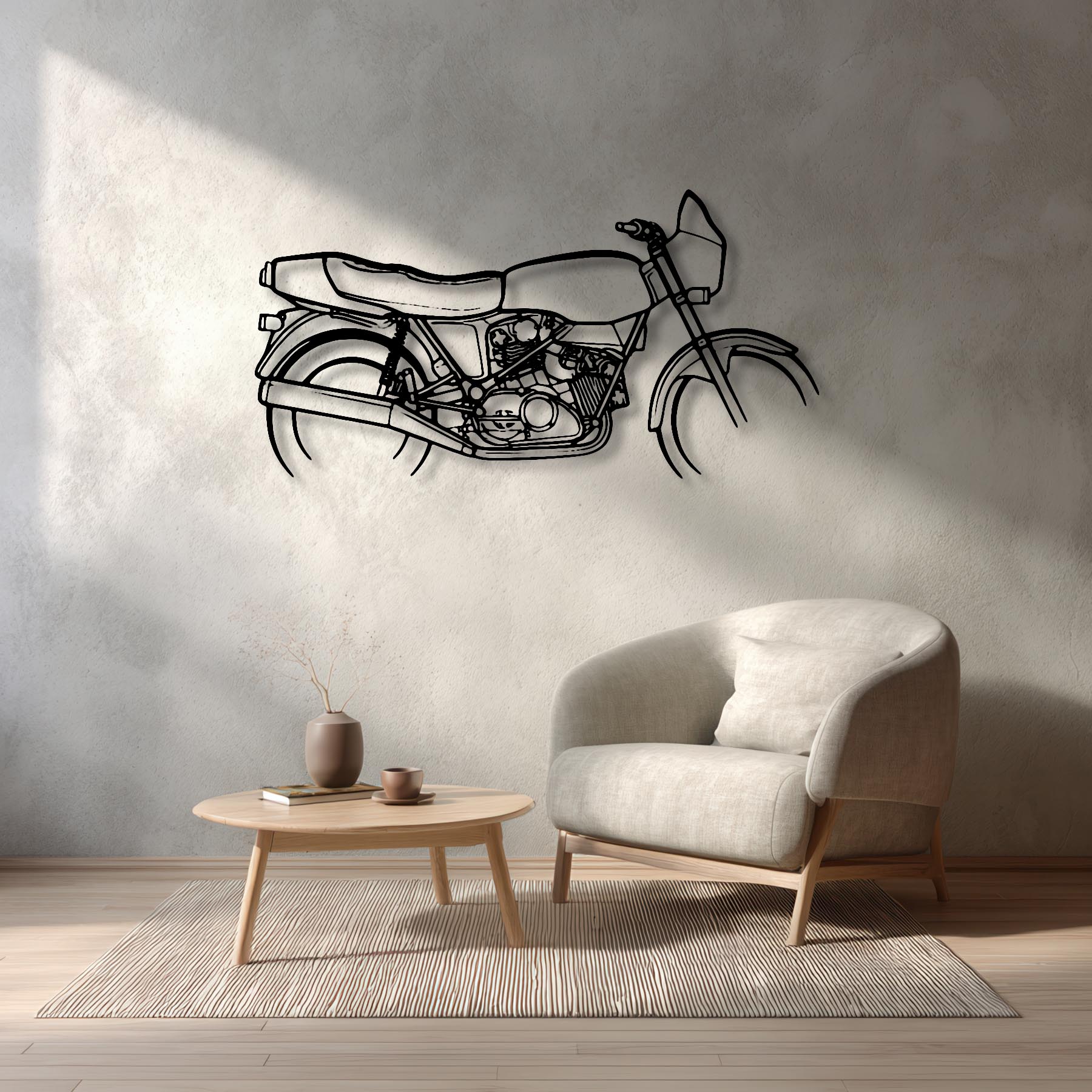 V1000 1981 Silhouette Metal Wall Art