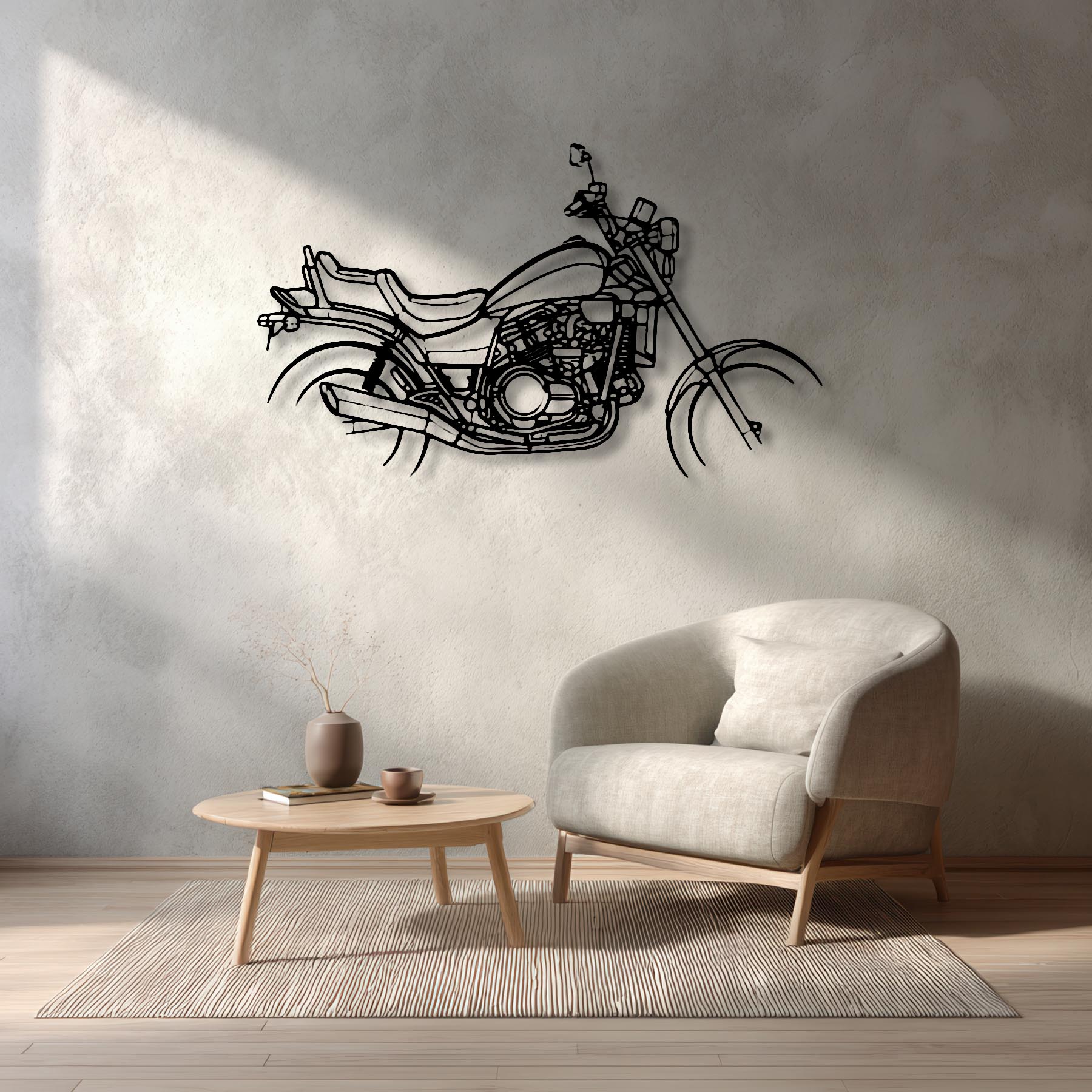 VF1100C 1984 Silhouette Metal Wall Art