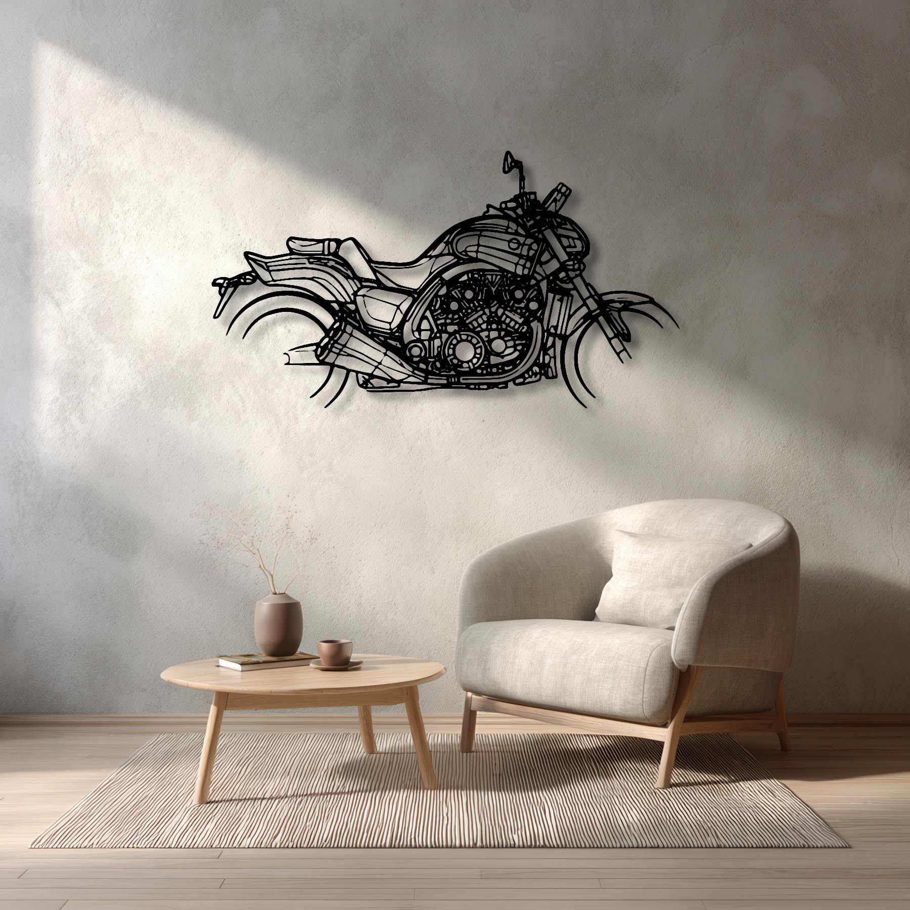 V Max 2020 Silhouette Metal Wall Art