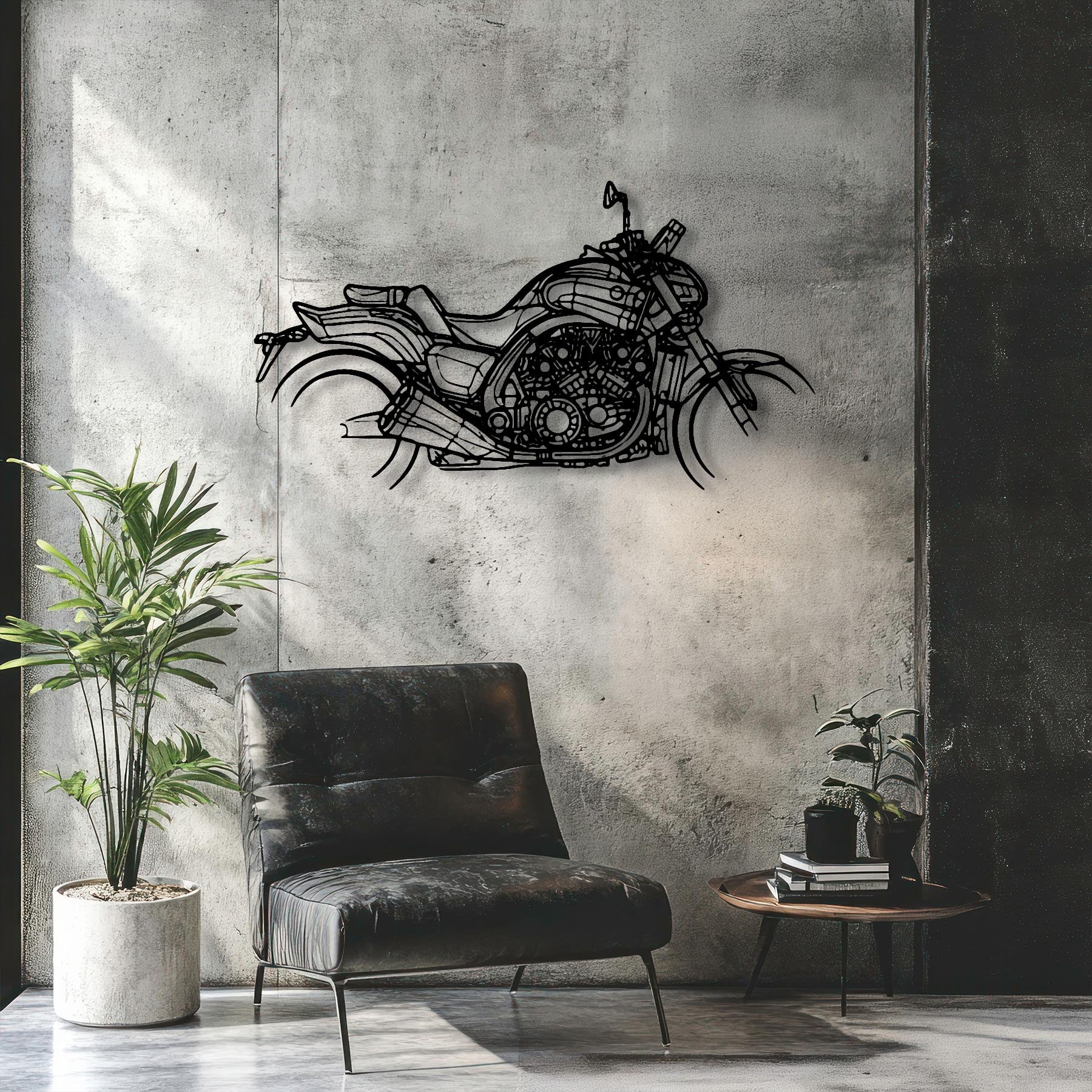 V Max 2020 Silhouette Metal Wall Art