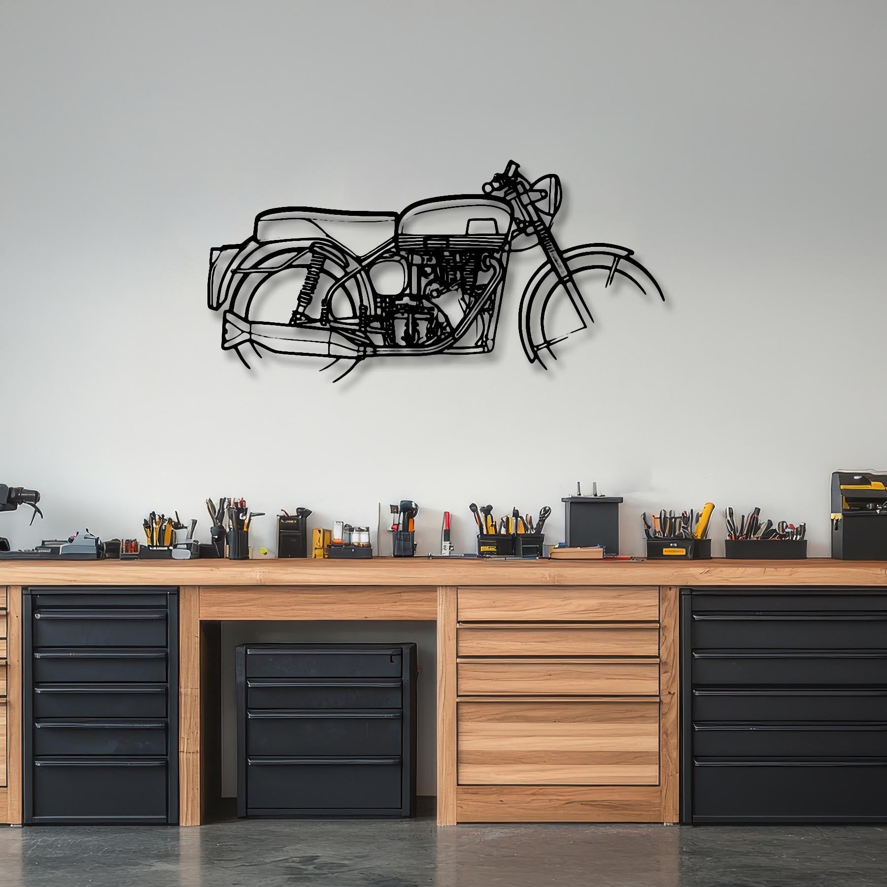 Venom 1969 Silhouette Metal Wall Art