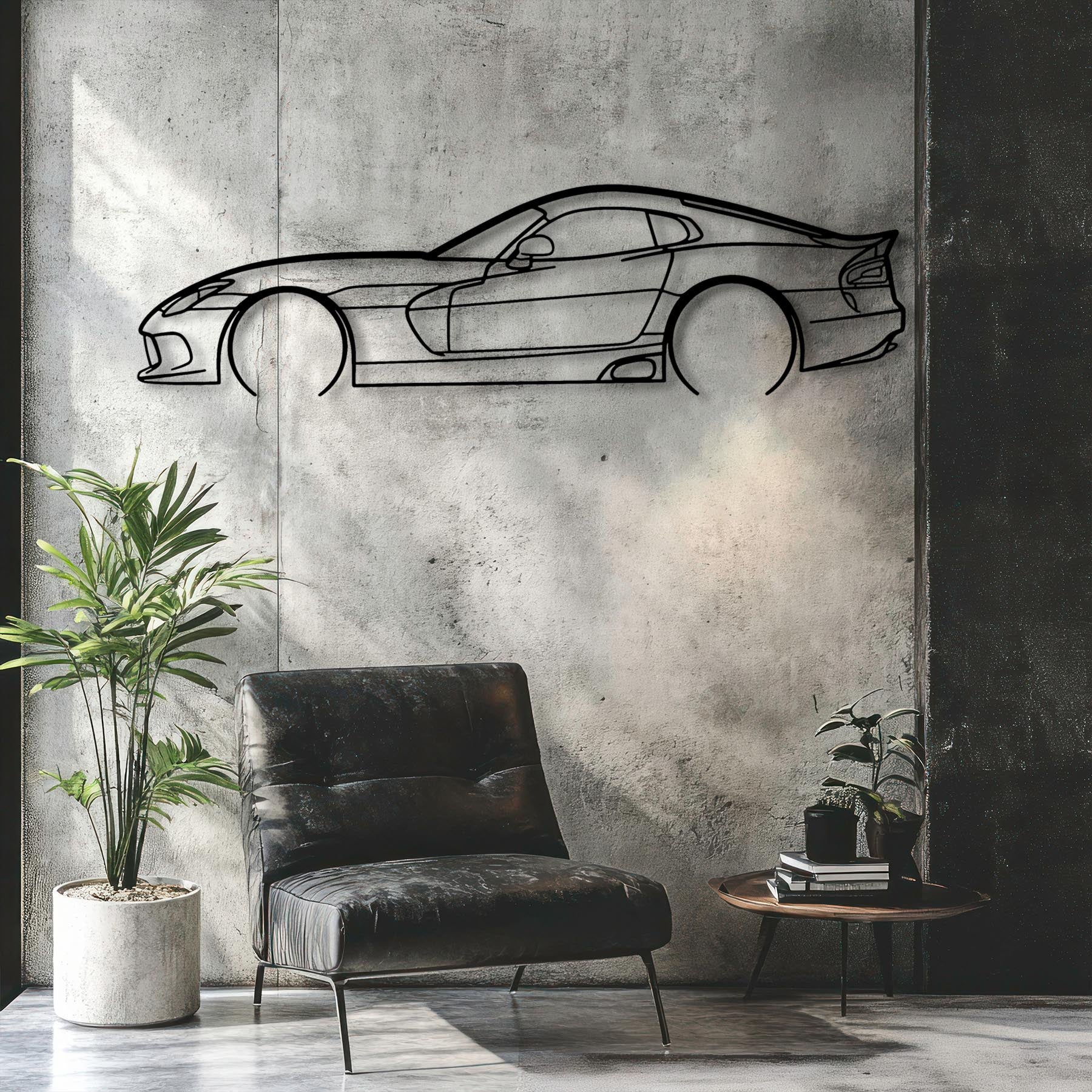 Viper Gen 5 Detailed Silhouette Metal Wall Art