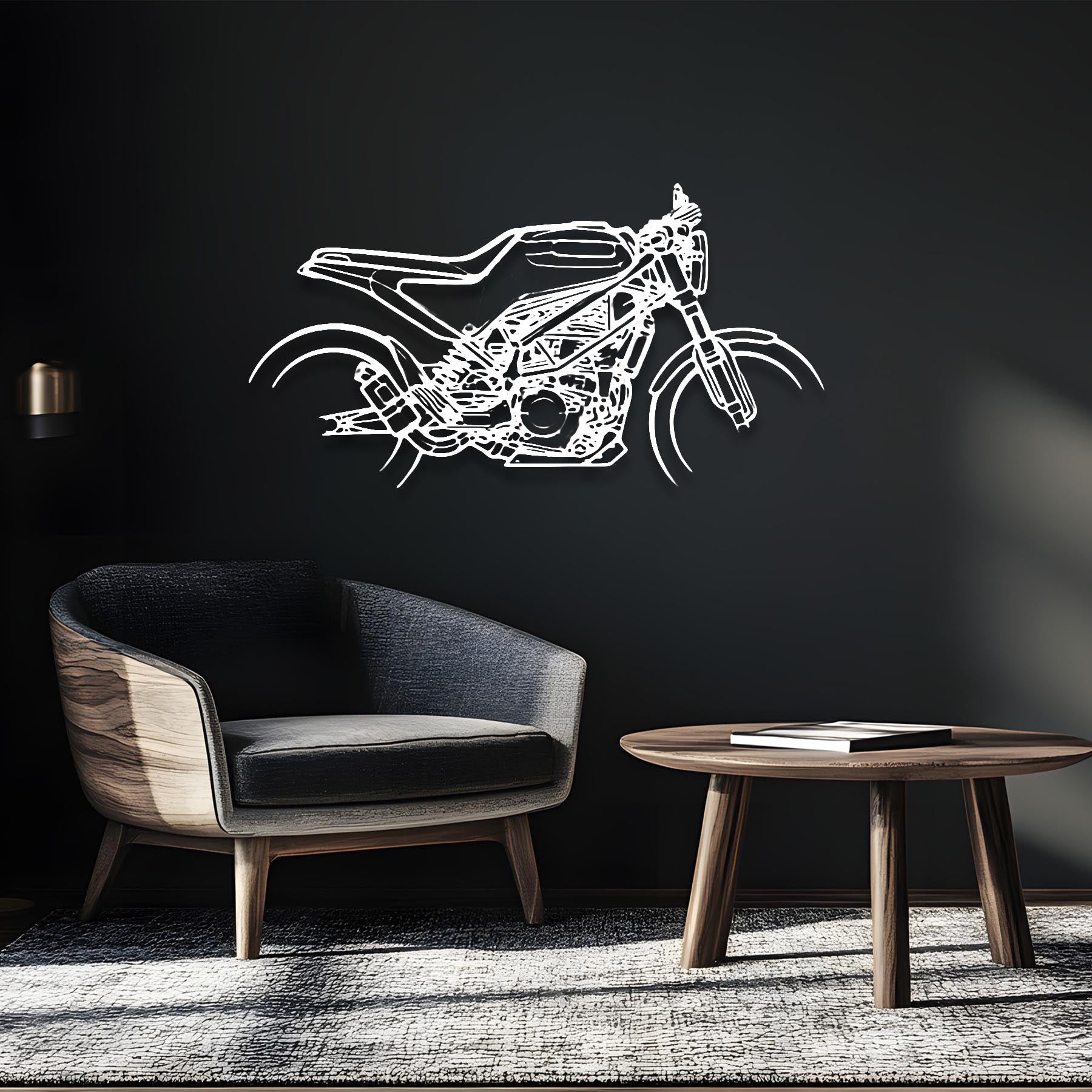 Vitpilen 401 Silhouette Metal Wall Art
