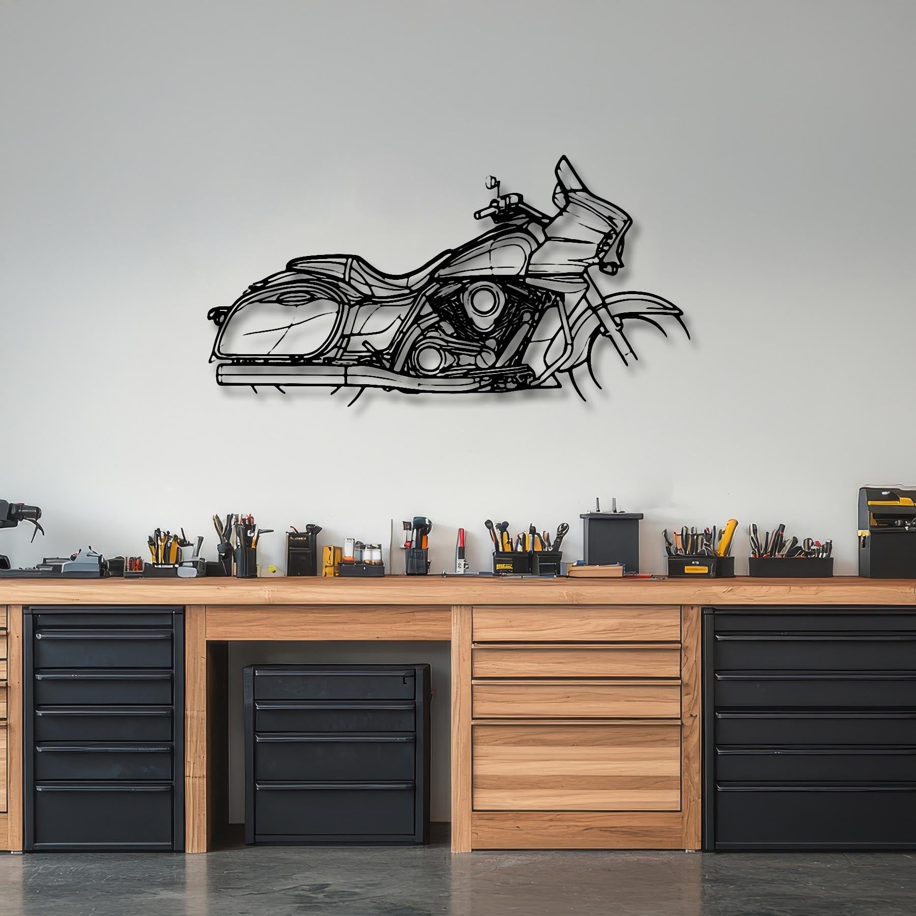 Vulcan Voyager 2014 Silhouette Metal Wall Art