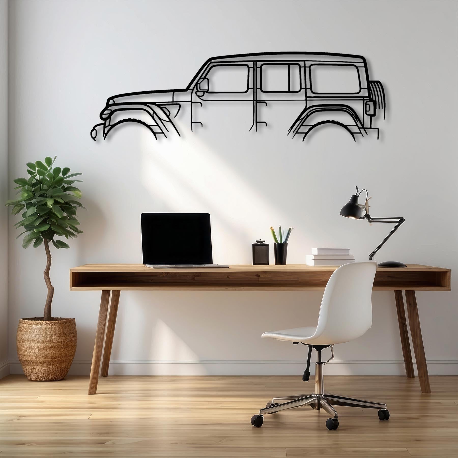 Wrangler Classic Silhouette Metal Wall Art