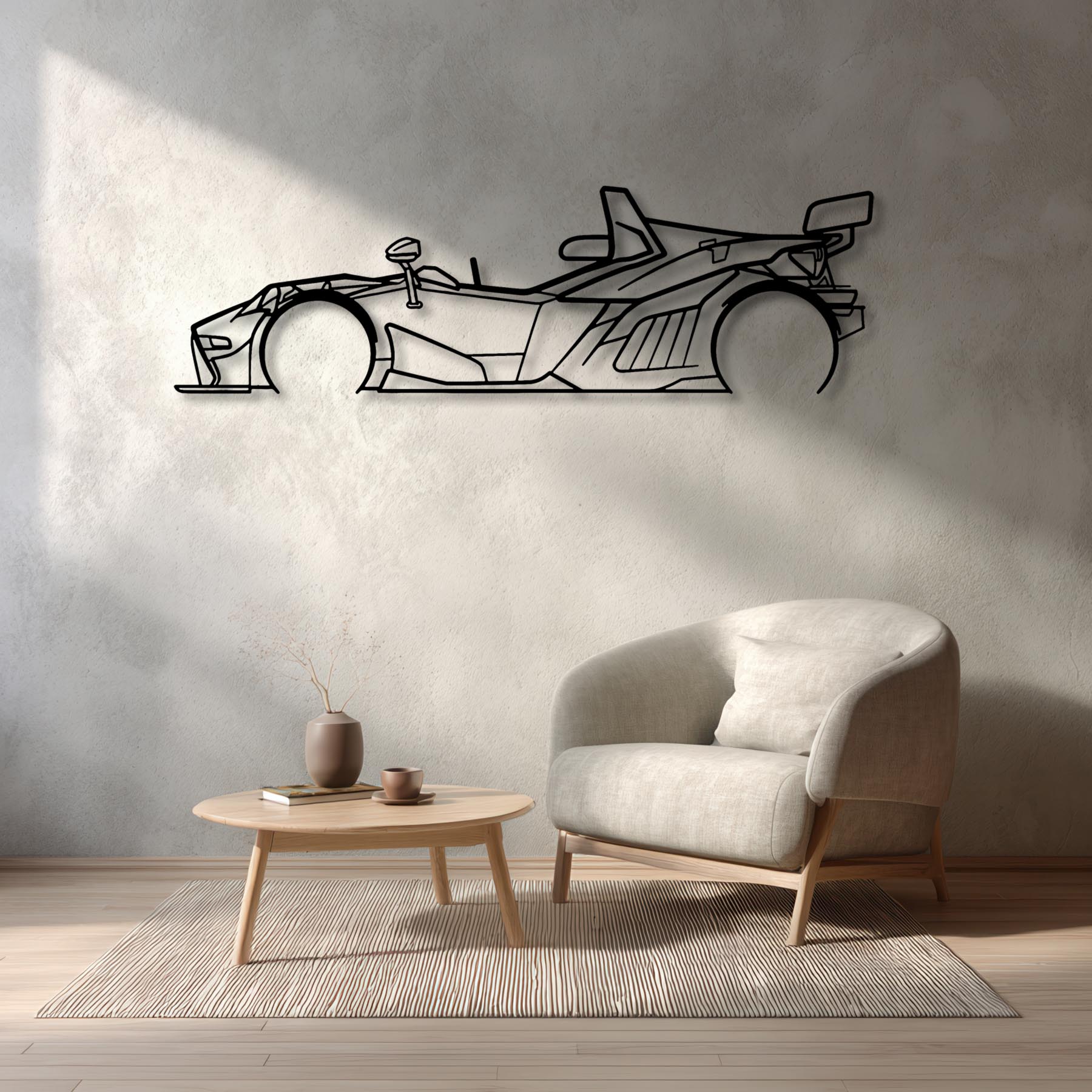 X-Bow Silhouette Metal Wall Art