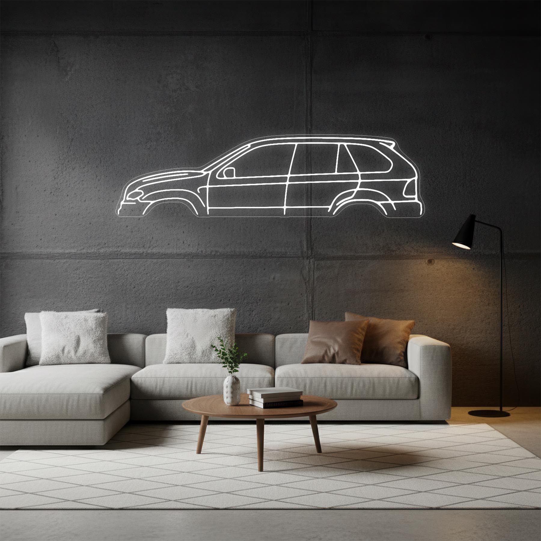 X5 E53 2006 Neon Silhouette