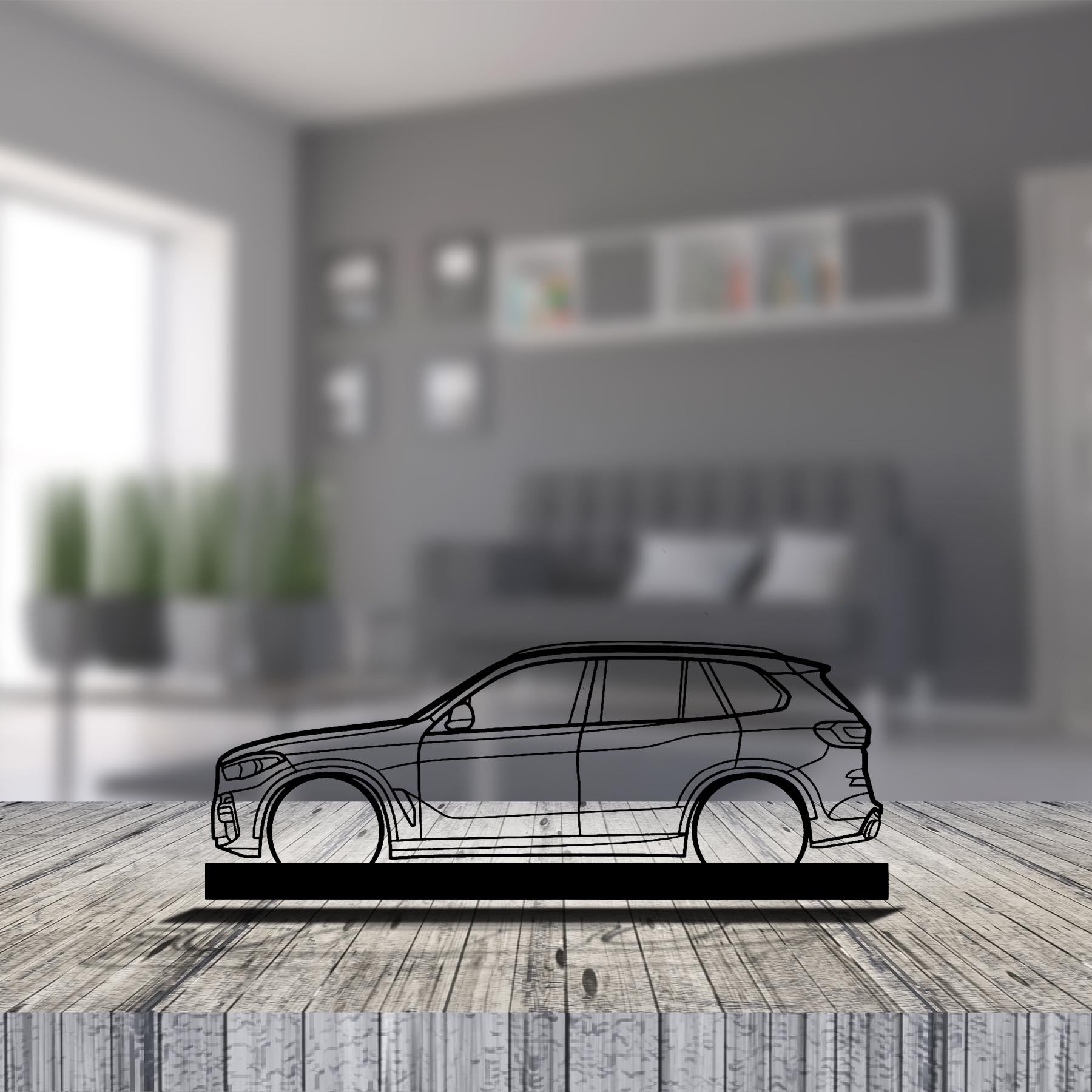 X5 G05 Silhouette Metal Art Stand