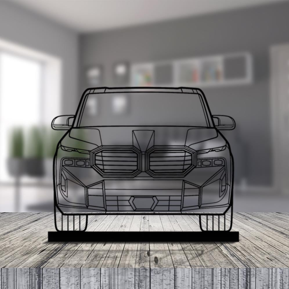 XM Front Silhouette Metal Art Stand