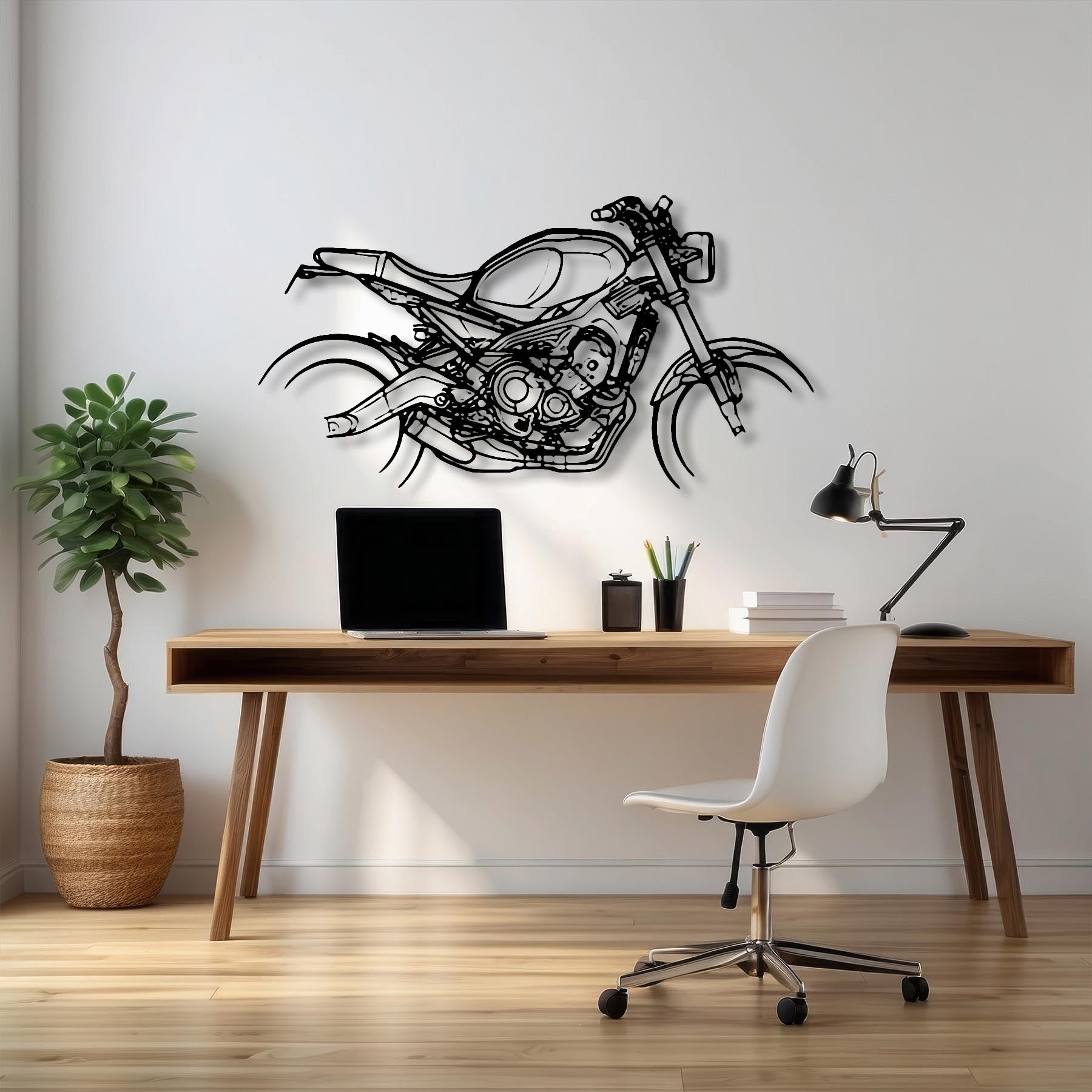 XSR 900 2019 Silhouette Metal Wall Art