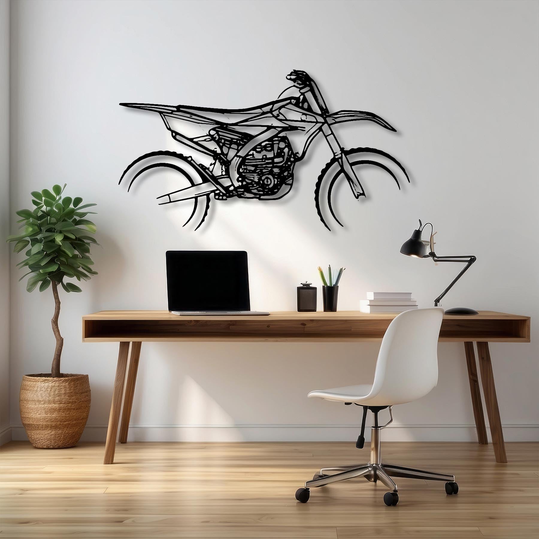YZ-250-FX 2019 Silhouette Metal Wall Art
