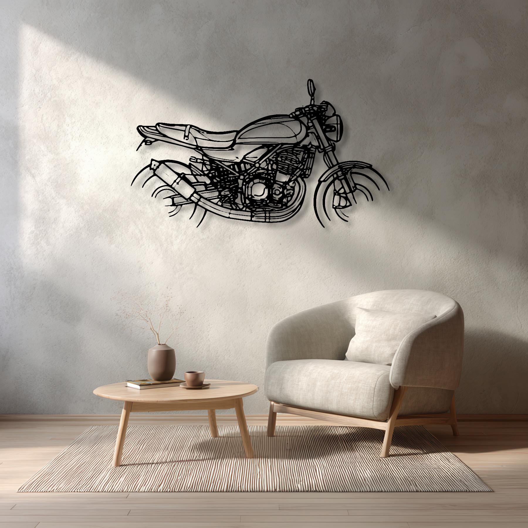 Z900RS 2020 Silhouette Metal Wall Art