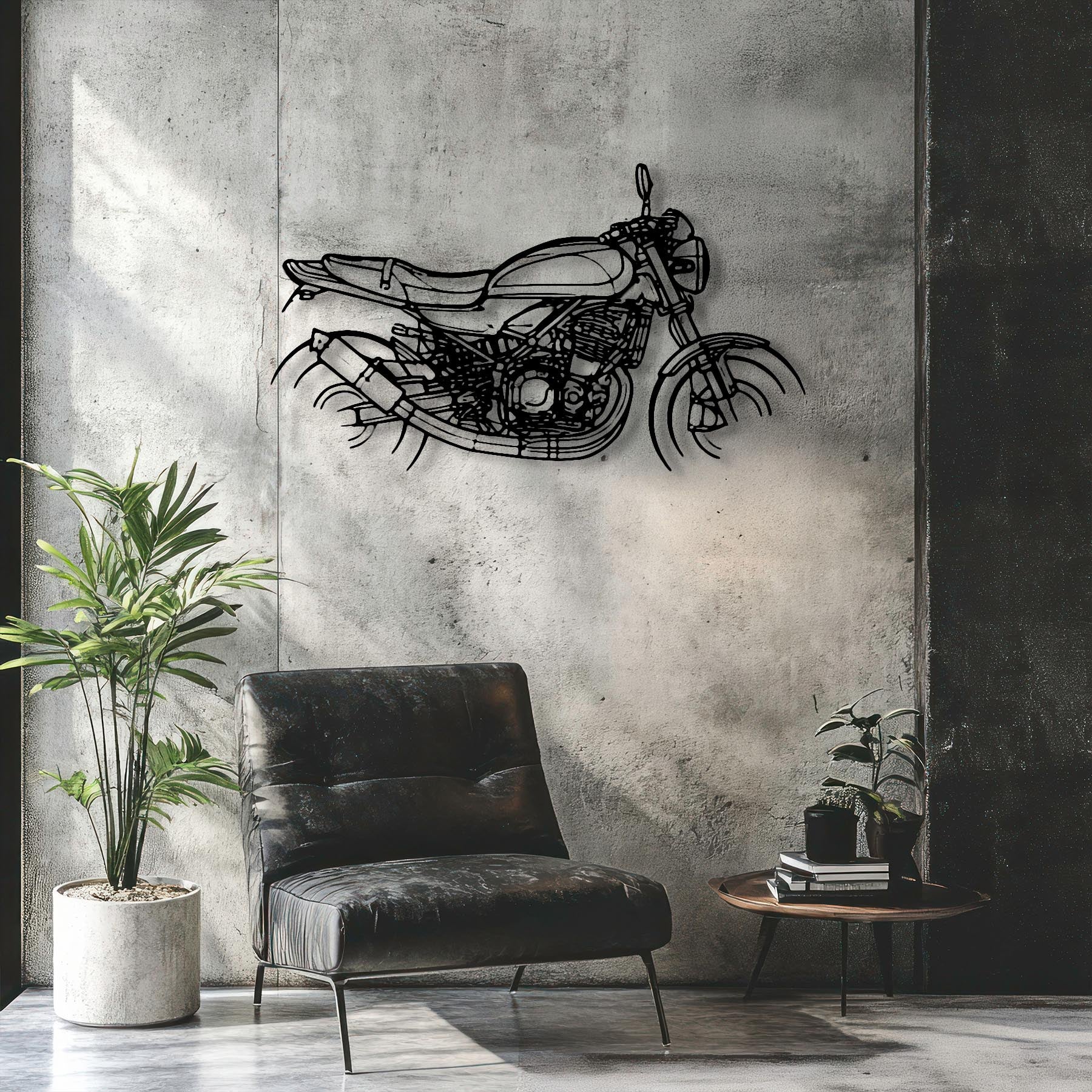 Z900RS 2020 Silhouette Metal Wall Art