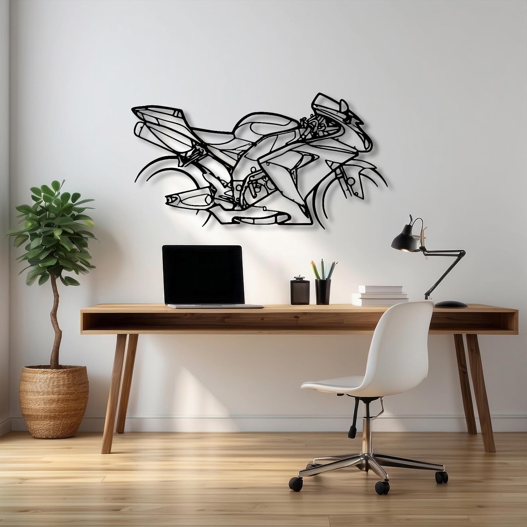 ZX10R 2007 Silhouette Metal Wall Art